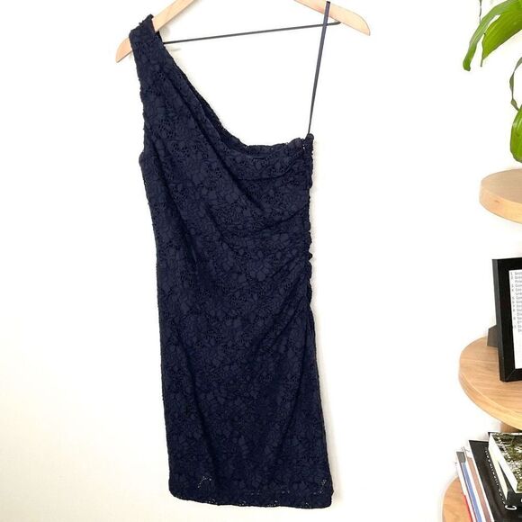 Ralph Lauren Lace One Shoulder Dress - Picture 1 of 5